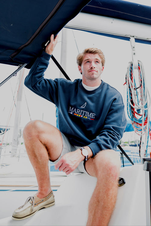 Maritime Flags Crewneck