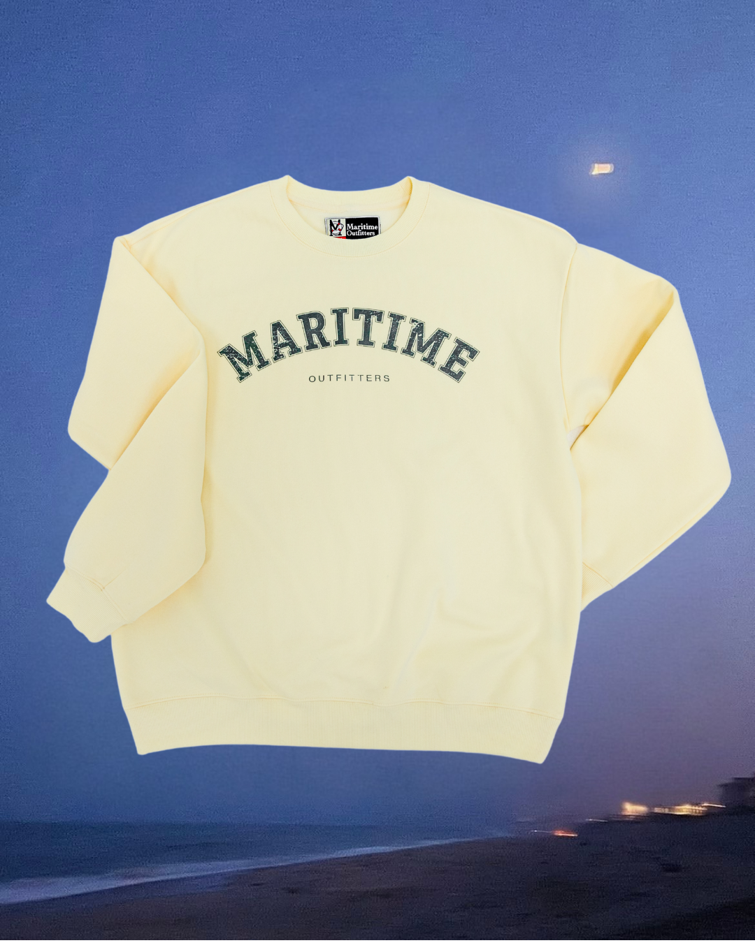 Varsity Distressed Crewneck