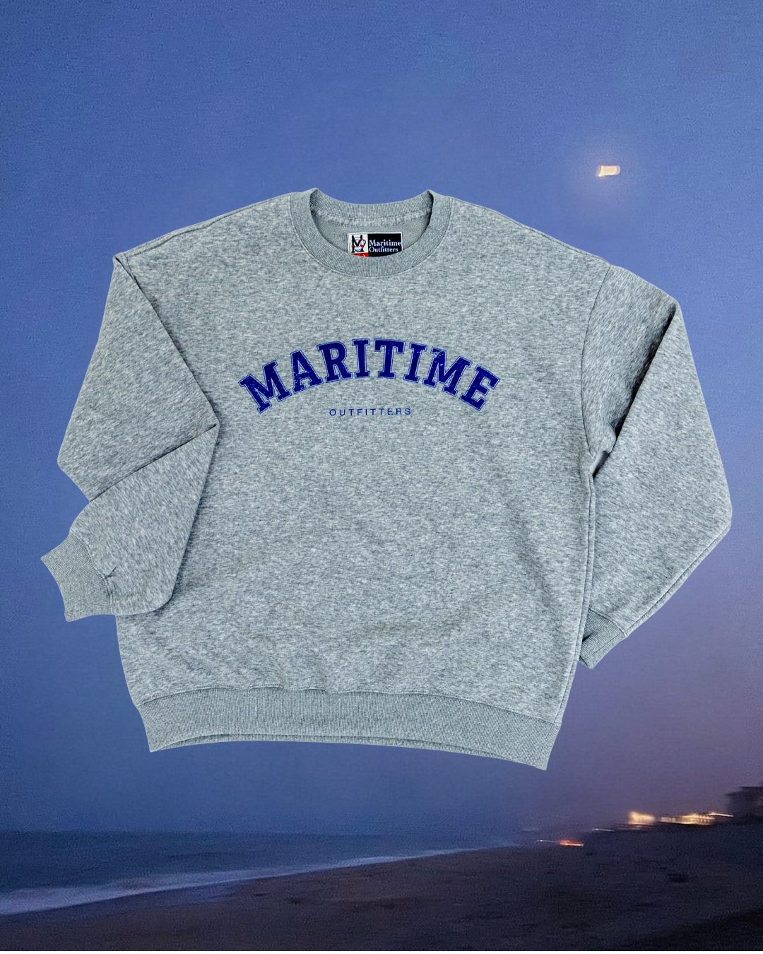Varsity Distressed Crewneck