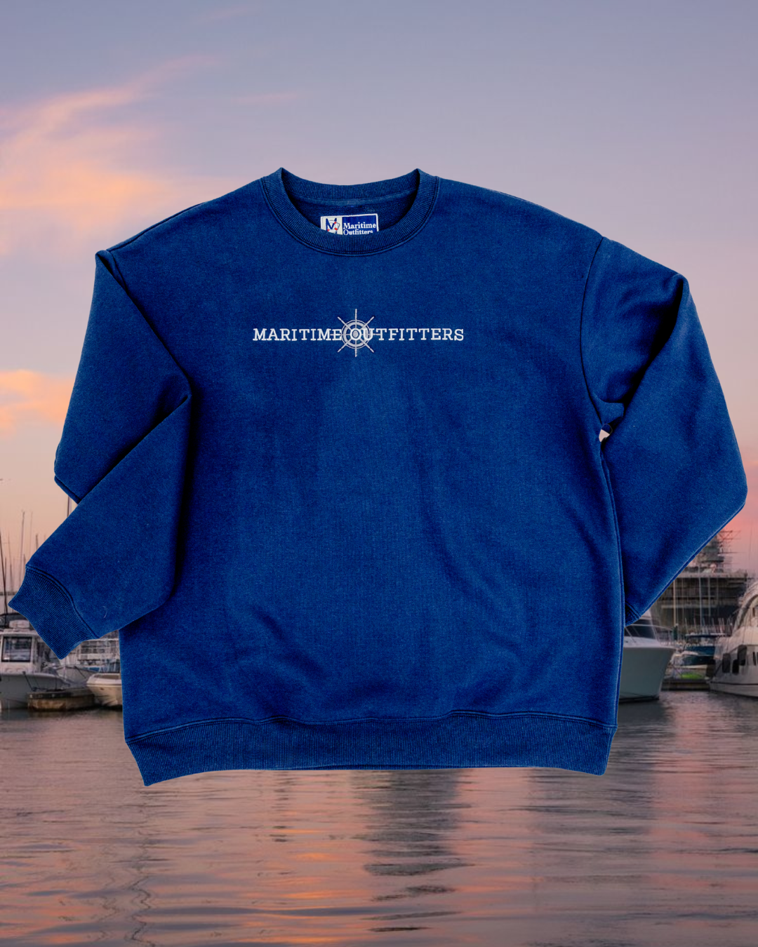 Sailboat Helm Crewneck
